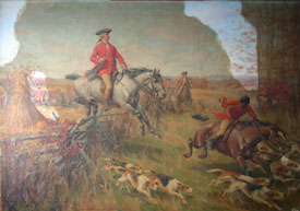 George Washington Fox Hunt, Before cleaning